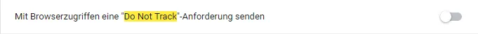 Dateiname des Bildes: Donottrack