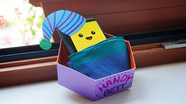 Dateiname des Bildes: Handybettgesicht